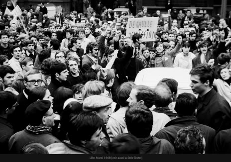 Instantané, Lille, Nord, France, mai 1968, photographie Jean pierre Morcrette