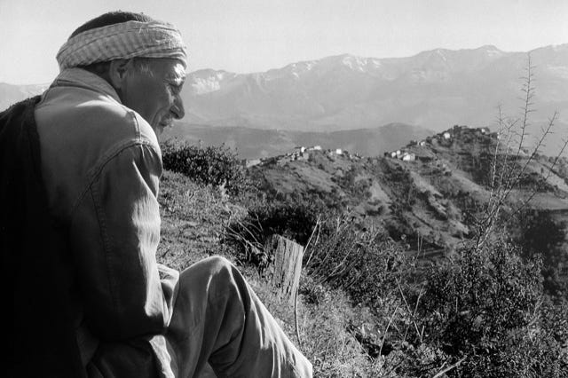 Instantané, En Kabylie, Algérie, 1970, photographie Jean pierre Morcrette
