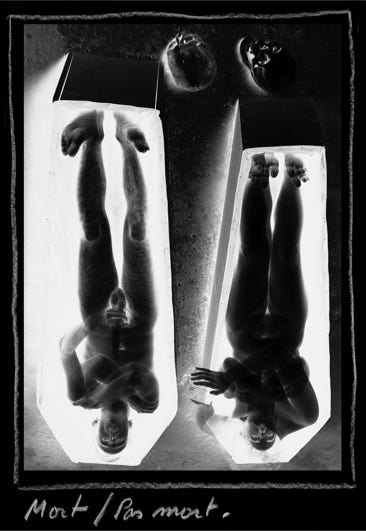 Série mytheuse n° 5, Mort / Pas mort, photographie Jean pierre Morcrette