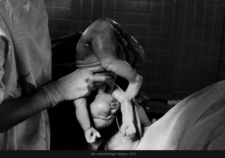 Instantané, Maternité Roger Salengro, Lille, France, 1972, photographie Jean pierre Morcrette