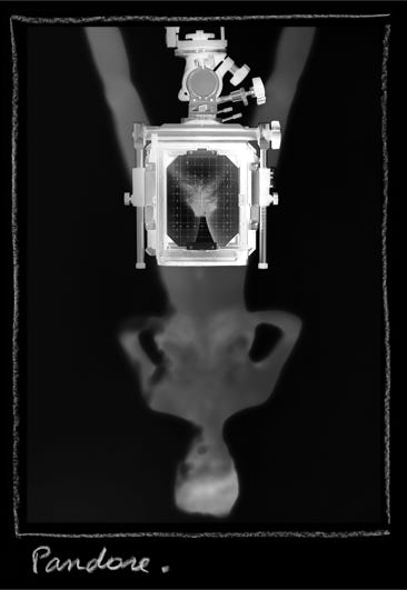 Série mytheuse n° 11, Pandore, photographie Jean pierre Morcrette