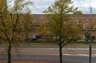 Vue de la fenêtre, Amsterdam (2), Pays-Bas, 2014