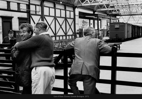 Instantané, Gare d’Oban, Écosse, Grande-Bretagne, 1971, photographie Jean pierre Morcrette