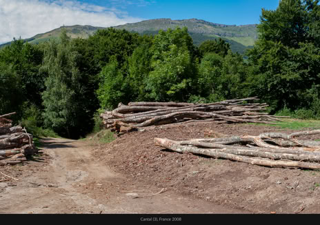 Paysages, Cantal, France, 2008, photographie Jean pierre Morcrette