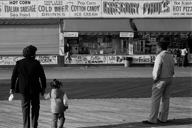 Références étatsuniennes n° 20, Coney Island, Brooklyn, New York City, septembre 1980, Jean pierre Morcrette