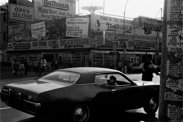 Références étatsuniennes n° 21, Coney Island, Brooklyn, New York City, septembre 1980, Jean pierre Morcrette