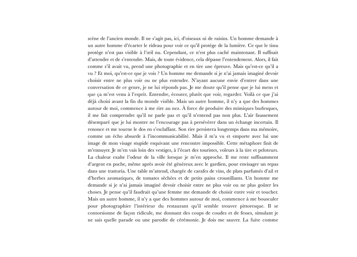 Série Textes Pompéi, Italie, 1972, photographie Jean pierre Morcrette